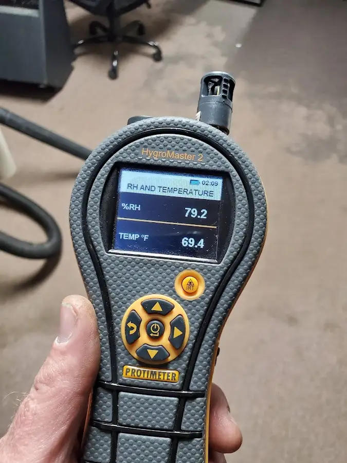 Moisture meter humidity assessment for Fire & Smoke Damage Restoration in Kenilworth